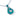 Paua Fish Hook Pendant Chain Necklace