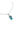 Paua Oval Feather Chain Necklace