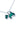 Paua Scottie Dog Diamante Chain Necklace