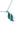 Paua Tidal Diamante Chain Necklace