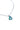 Paua Heart Outline Chain Necklace