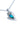 Paua Glitzy Ruru Owl Diamante Necklace