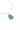 Paua Open Tear Drop Dangle Necklace