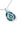 Paua Open Tear Drop Dangle Necklace
