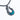 Paua Black Metal Simple Hook Cord Necklace
