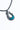 Paua Black Metal Simple Hook Cord Necklace