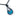 Paua Black Metal Single Twist Cord Necklace
